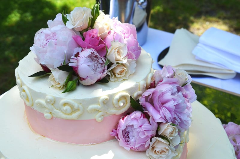 Moonlit Magic Wedding Cake